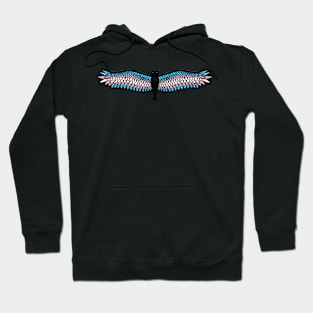 Fly With Pride, Raven Series - Transgender Hoodie